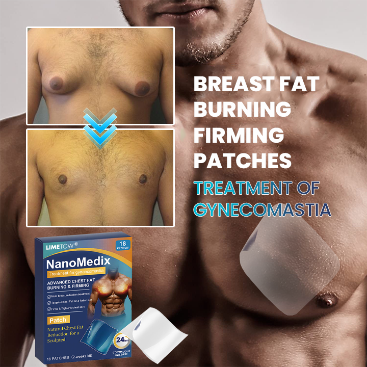 LIMETOW® Nanomedix Gynecomastia Chest Fat Burning & Firming Patch