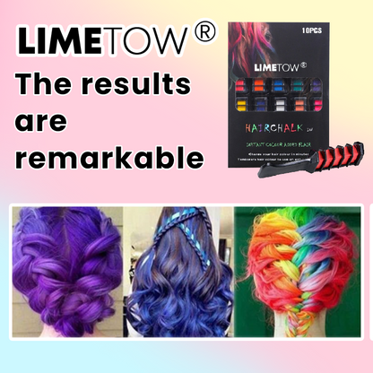 LIMETOW® Festive Hair Chalk Combs