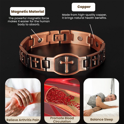🔥75% OFF - Limited Time Offer🔥Magnetic Cross Bracelet
