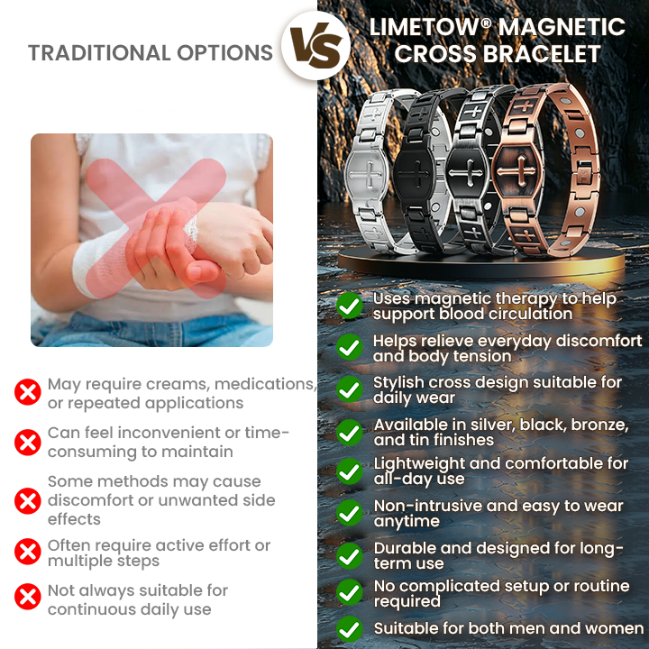 🔥75% OFF - Limited Time Offer🔥Magnetic Cross Bracelet