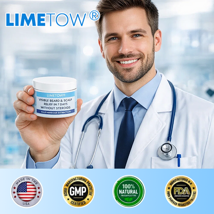 LIMETOW® Visible Beard & Scalp Relief in 7 Days Without Steroids
