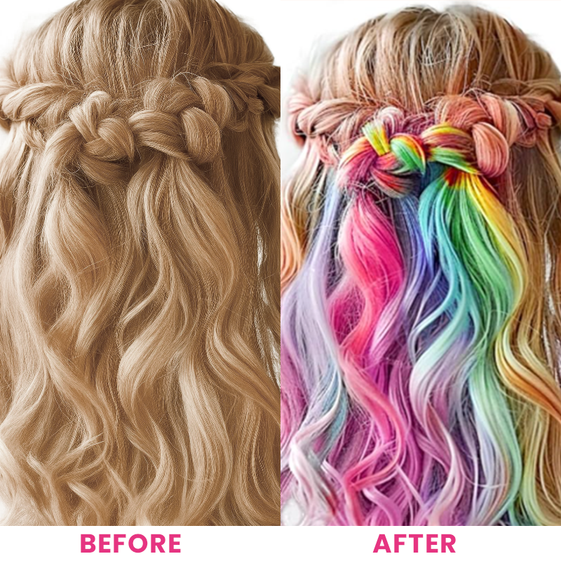 LIMETOW® Festive Hair Chalk Combs