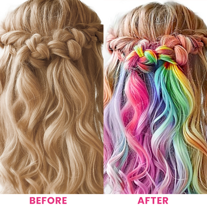 LIMETOW® Festive Hair Chalk Combs