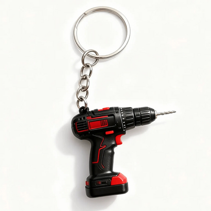 LIMETOW® Mini Drill Keychain – Compact Power with Industrial Charm!
