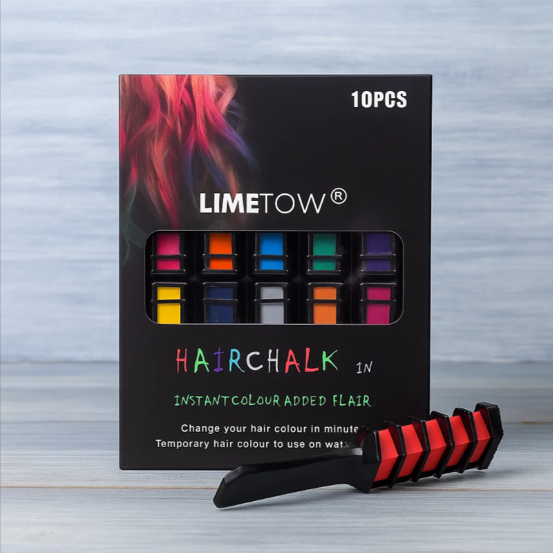 LIMETOW® Festive Hair Chalk Combs
