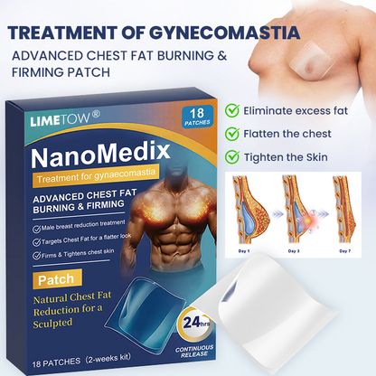 LIMETOW® Nanomedix Gynecomastia Chest Fat Burning & Firming Patch