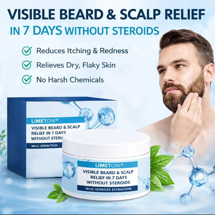 LIMETOW® Visible Beard & Scalp Relief in 7 Days Without Steroids