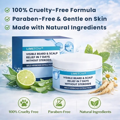 LIMETOW® Visible Beard & Scalp Relief in 7 Days Without Steroids