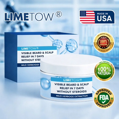 LIMETOW® Visible Beard & Scalp Relief in 7 Days Without Steroids