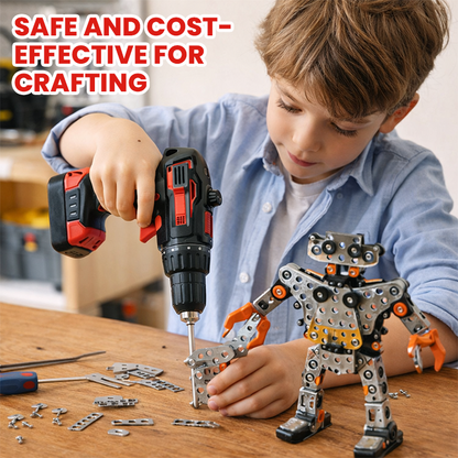 LIMETOW® Mini Drill Keychain – Compact Power with Industrial Charm!