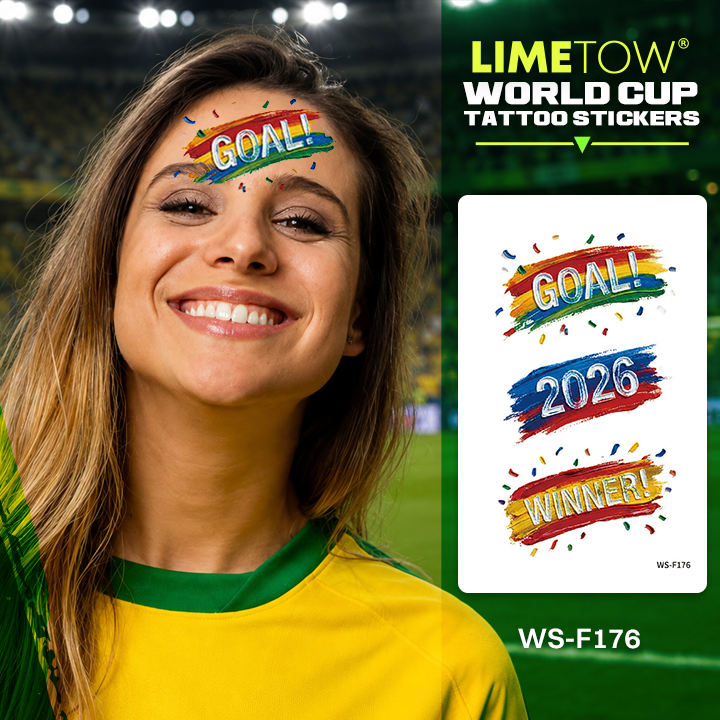 LIMETOW® World Cup Tattoo Stickers