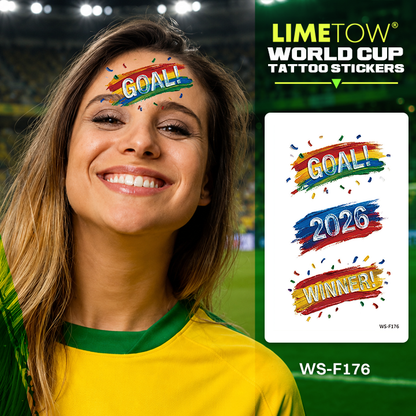 LIMETOW® World Cup Tattoo Stickers