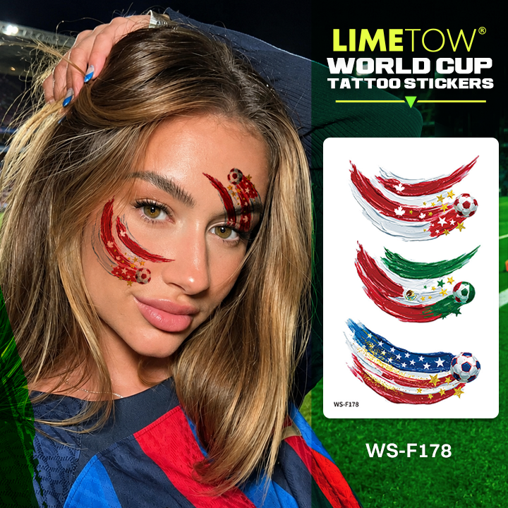 LIMETOW® World Cup Tattoo Stickers