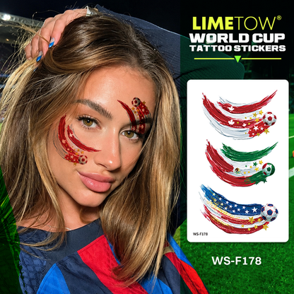 LIMETOW® World Cup Tattoo Stickers