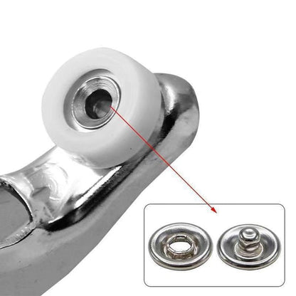 🧵 Sewing Kit with 50pcs Metal Buttons – Manual Pliers Tool Included