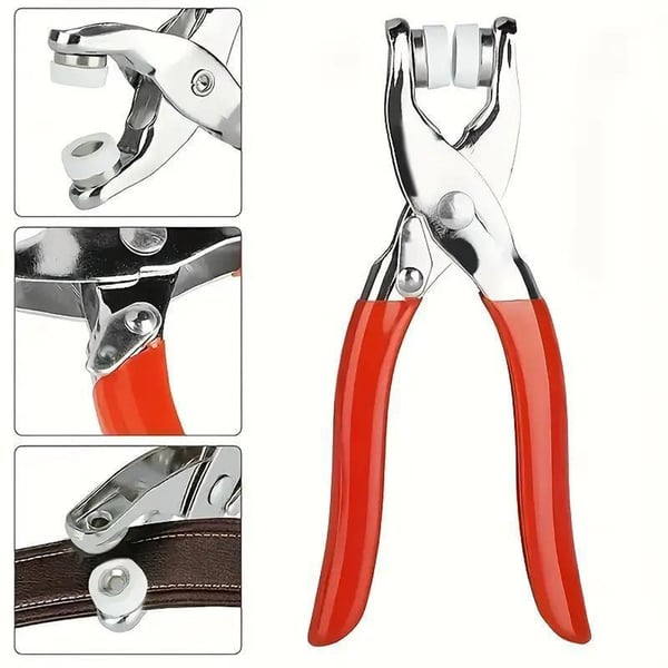🧵 Sewing Kit with 50pcs Metal Buttons – Manual Pliers Tool Included