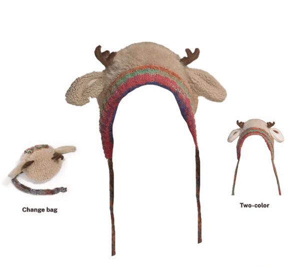 Original design Festive Christmas Antler Hat