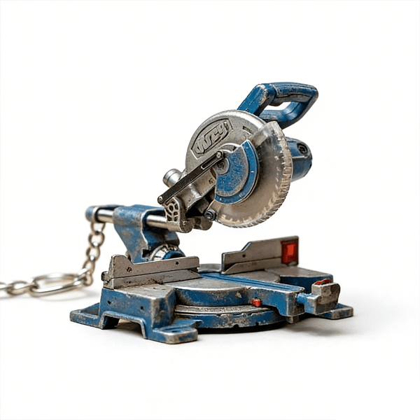 🛠️ 2-in-1 Mini Mitre Saw Keychain