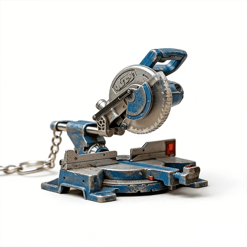 🛠️ 2-in-1 Mini Mitre Saw Keychain