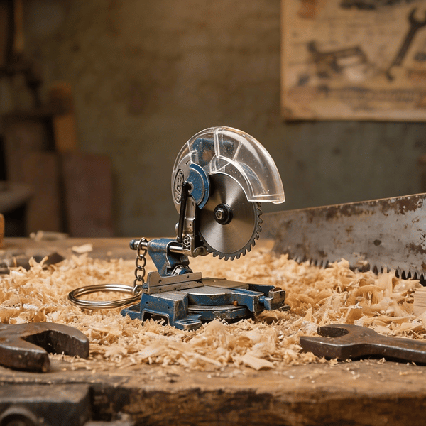🛠️ 2-in-1 Mini Mitre Saw Keychain