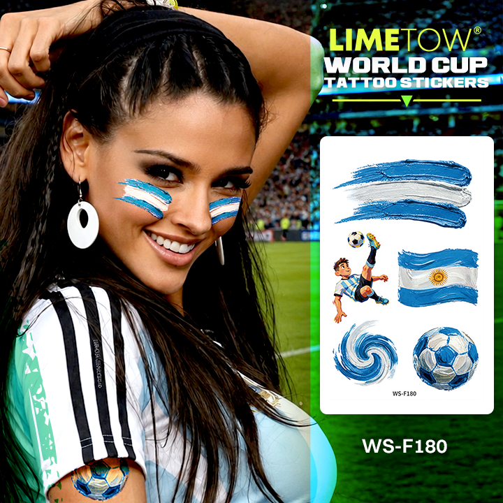 LIMETOW® World Cup Tattoo Stickers