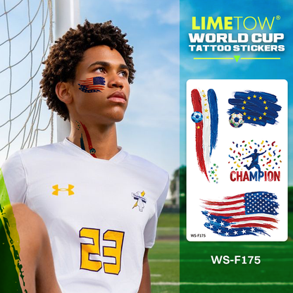 LIMETOW® World Cup Tattoo Stickers