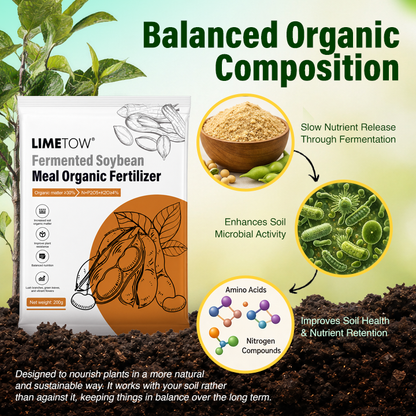 LIMETOW® Fermented Soybean Meal Organic Fertilizer