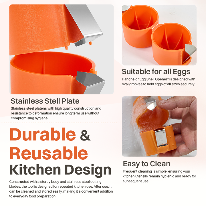 LIMETOW® Instant Egg Cracker Tool