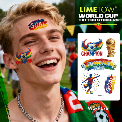 LIMETOW® World Cup Tattoo Stickers