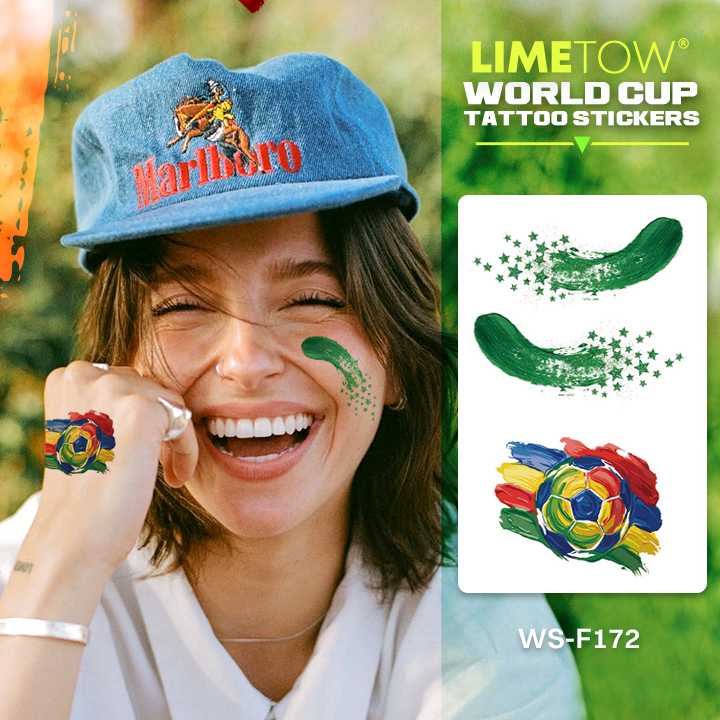 LIMETOW® World Cup Tattoo Stickers