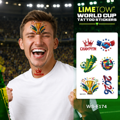 LIMETOW® World Cup Tattoo Stickers