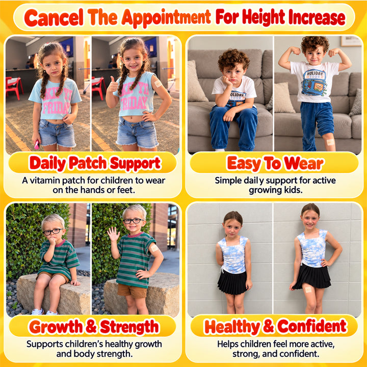 LIMETOW® Kids Vitamin Patch！Easy daily vitamin support for growing children, picky eaters, and busy families!
