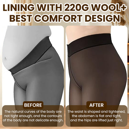 LIMETOW® Inner Fleece Translucent Pantyhose