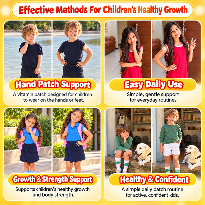 LIMETOW® Kids Vitamin Patch！Easy daily vitamin support for growing children, picky eaters, and busy families!