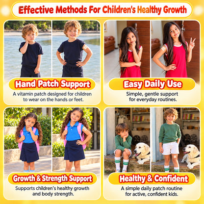 LIMETOW® Kids Vitamin Patch！Easy daily vitamin support for growing children, picky eaters, and busy families!