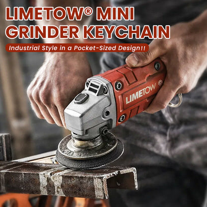 LIMETOW® Mini Grinder Keychain – Industrial Style in a Pocket-Sized Design!