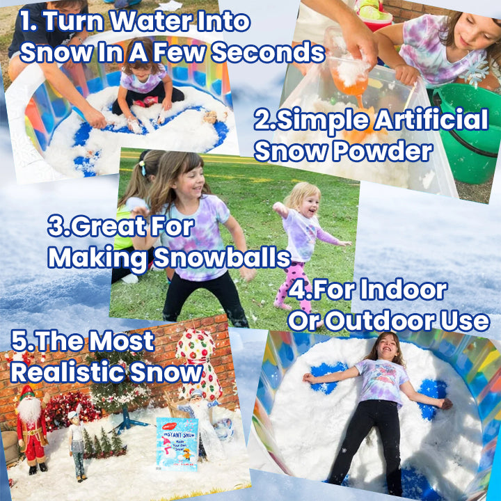 LIMETOW® Instant Snow-Make Your Own Snow