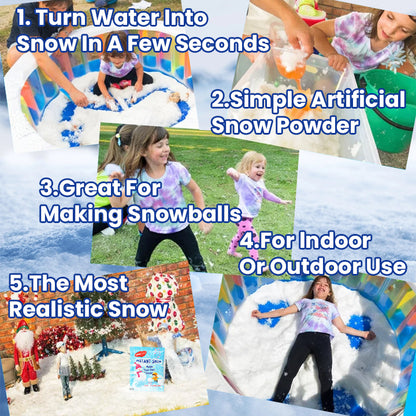 LIMETOW® Instant Snow-Make Your Own Snow