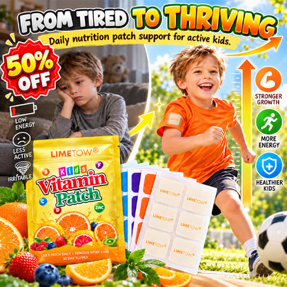 LIMETOW® Kids Vitamin Patch！Easy daily vitamin support for growing children, picky eaters, and busy families!