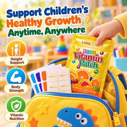 LIMETOW® Kids Vitamin Patch！Easy daily vitamin support for growing children, picky eaters, and busy families!