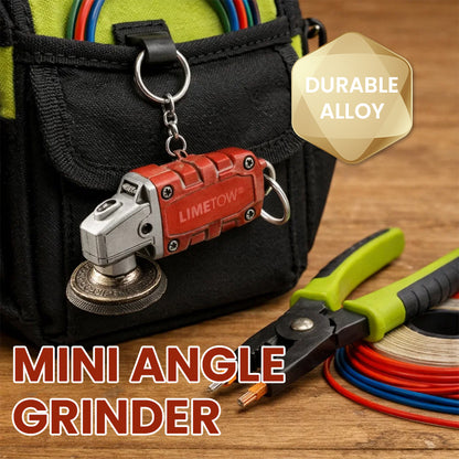 LIMETOW® Mini Grinder Keychain – Industrial Style in a Pocket-Sized Design!