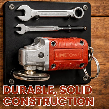 LIMETOW® Mini Grinder Keychain – Industrial Style in a Pocket-Sized Design!