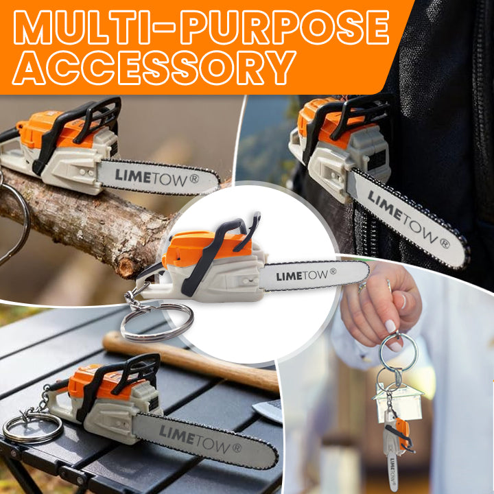 LIMETOW® Chainsaw Keychain – Rugged, Bold, and Uniquely Eye-Catching!