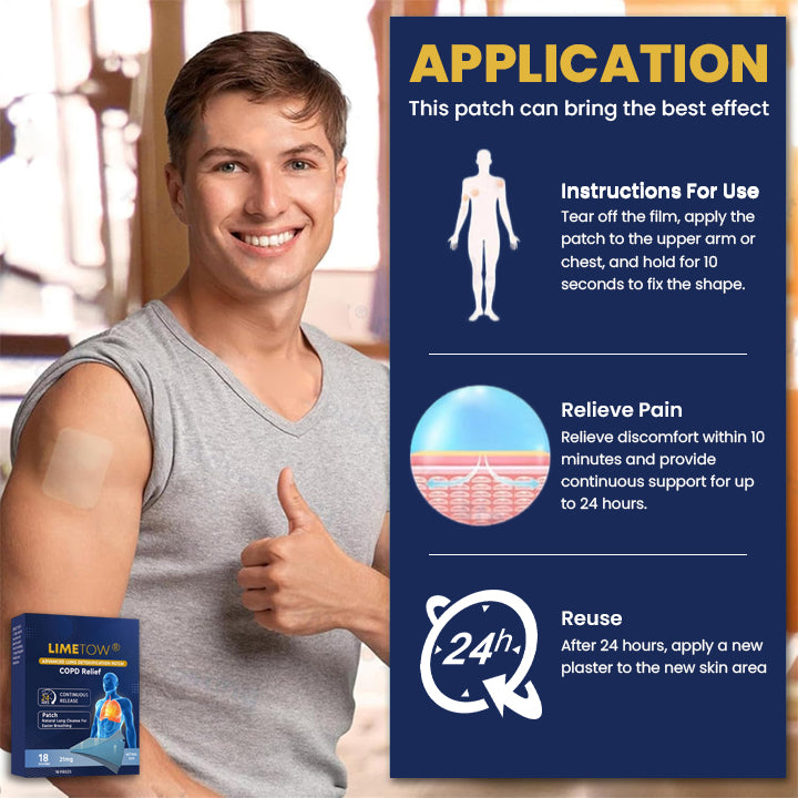 LIMETOW® Advanced Lung Detoxification Patch