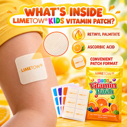 LIMETOW® Kids Vitamin Patch！Easy daily vitamin support for growing children, picky eaters, and busy families!