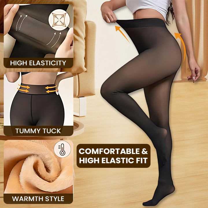 LIMETOW® Inner Fleece Translucent Pantyhose