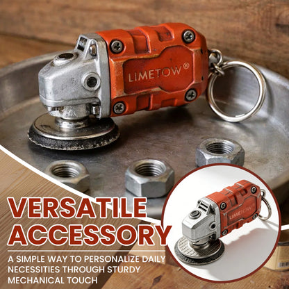 LIMETOW® Mini Grinder Keychain – Industrial Style in a Pocket-Sized Design!