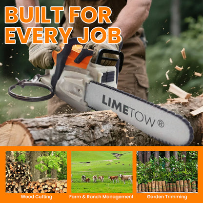 LIMETOW® Chainsaw Keychain – Rugged, Bold, and Uniquely Eye-Catching!